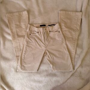Banana Republic Cream Bootcut-Leg Jeans